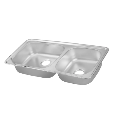Hans - CICO USD 1000 | stainless steel | Double Bowl | 1000