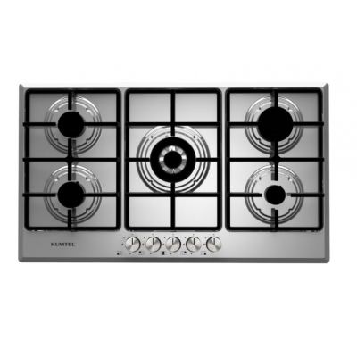 Kumtel M9-50 BTF Stainless Steel 90 cm Built-In Cooktop with Purity Warranty