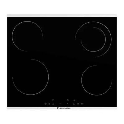 Ecomatic - Electric Vitro Ceramic Hob V6604TDZ 4 Burners Digital Touch 60 cm 