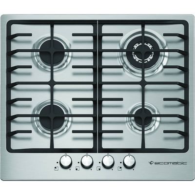 Ecomatic Gas Hob S603C Stainless Steel Silver 60 cm