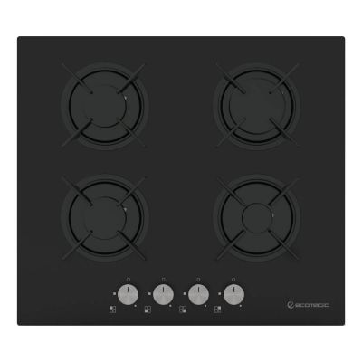 Ecomatic - Crystal Gas Hob S607RBS Enamel 60 cm