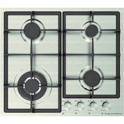 Ecomatic Gas Hob S613S Stainless Steel 60 cm