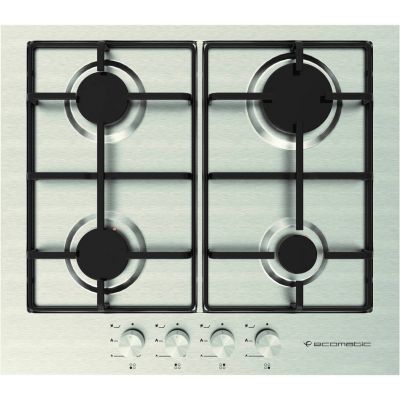 Ecomatic Gas Hob S623S Stainless Steel Silver 60 cm