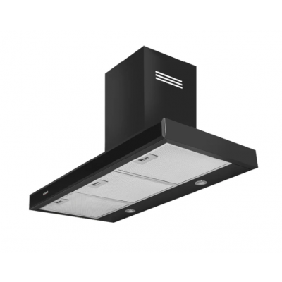 Hans - Kitchen Hood ST-90-1000-BLACK 90 cm 