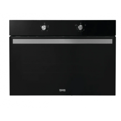 Hans - Kitchen Oven NERO FGH 4405 BB Gas with Grill and Cooling Fan 90 cm 