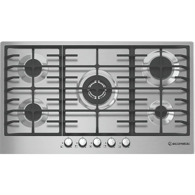 Ecomatic Gas Hob S903C Frontal Control Stainless Steel 90 cm 