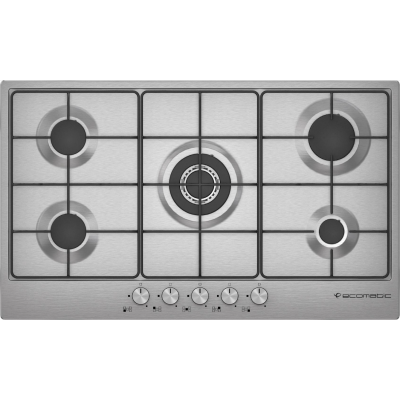 Ecomatic - Gas Hob S903B Stainless Steel Enameled 90 cm