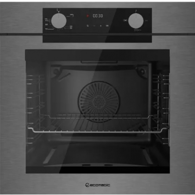 Ecomatic - Gas Oven G6604PRODX Fryart feature Dark Inox 60 cm
